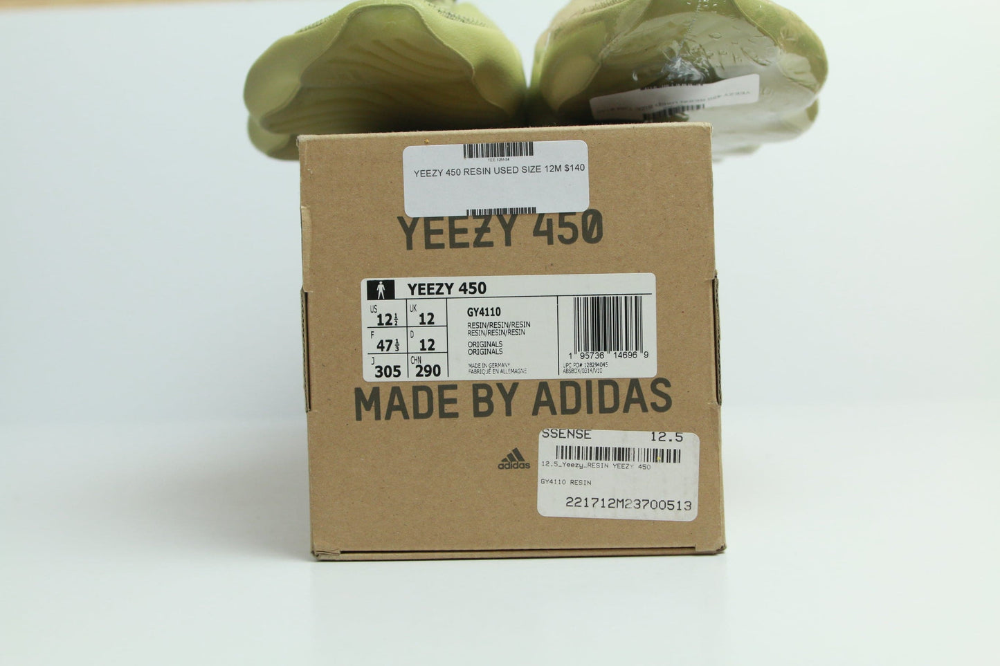 YEEZY 450 RESIN USED SIZE 12M