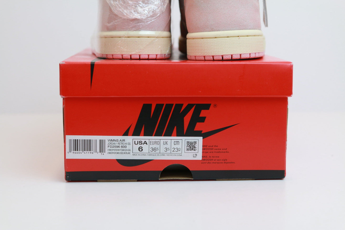 AJ1 WASHED PINK DS SIZE 6W