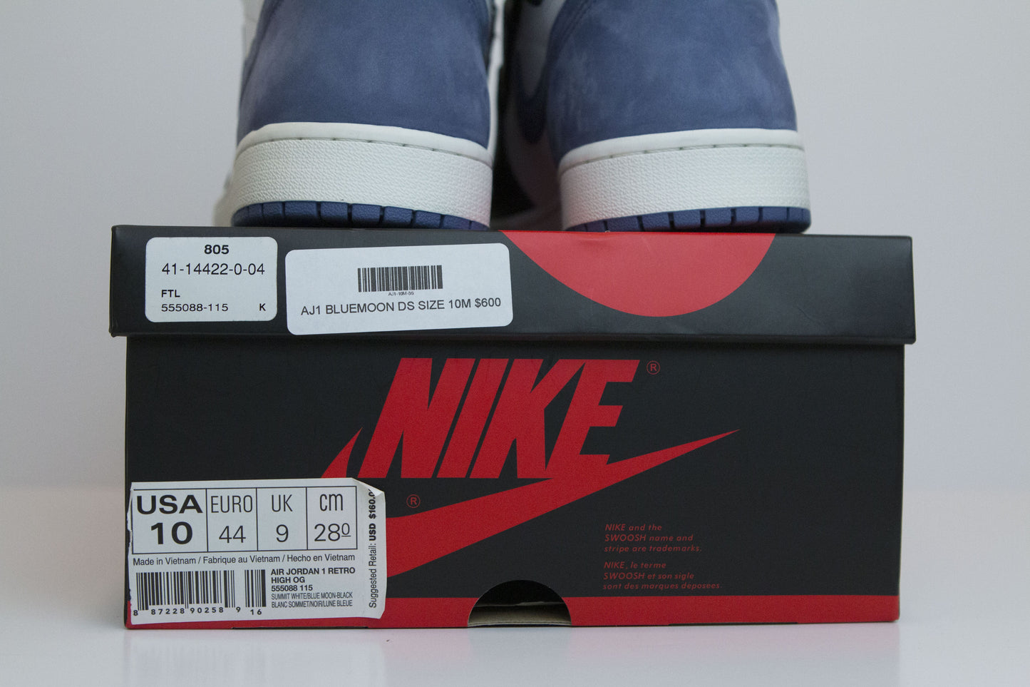 AJ1 Blue Moon DS Size 11M