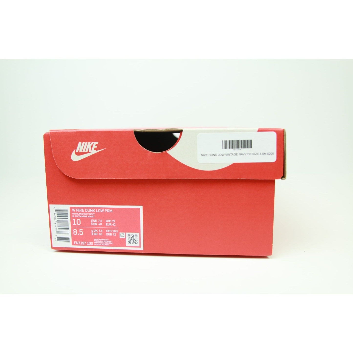 NIKE DUNK LOW VINTAGE NAVY DS SIZE 8.5M